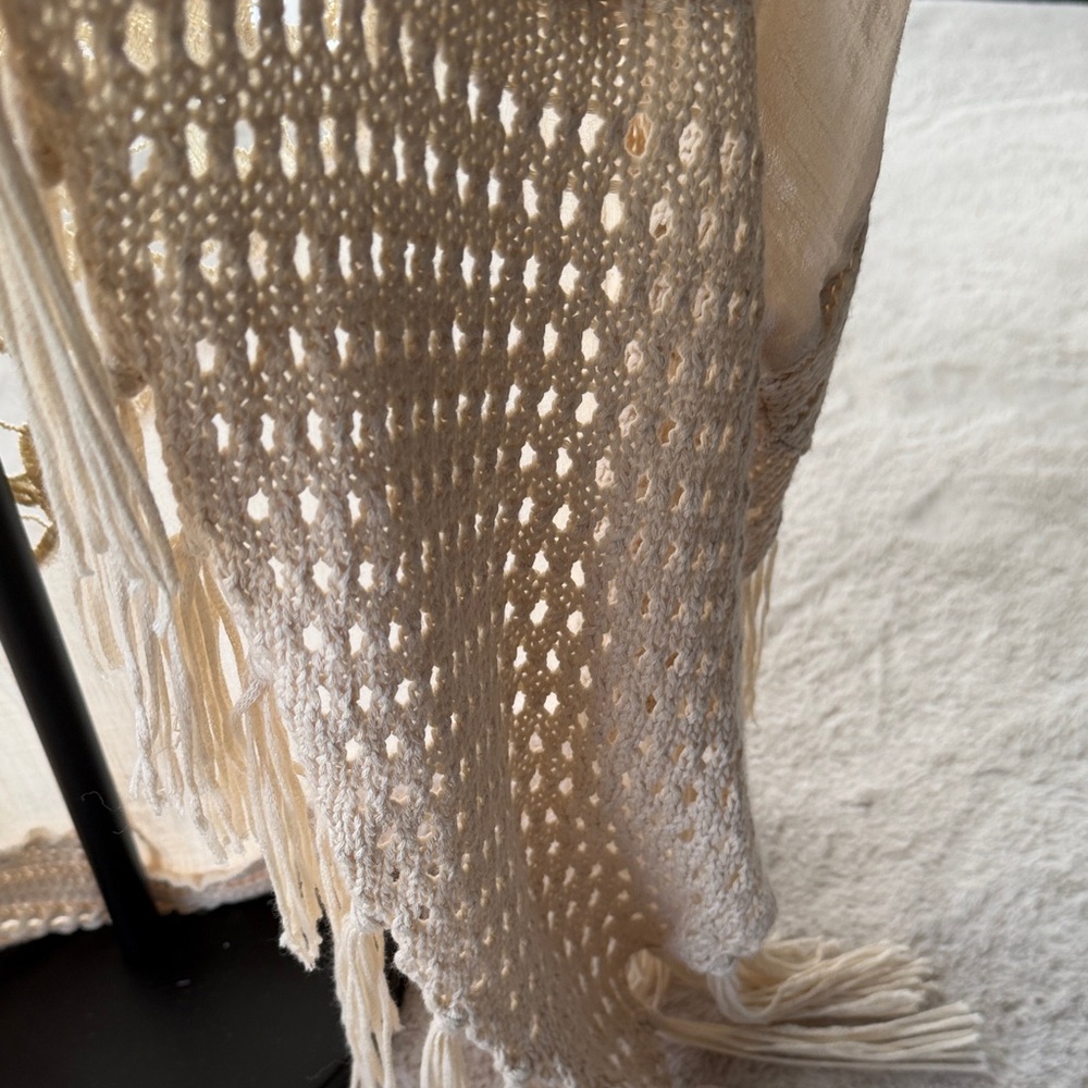 CHIC FRINGE CROCHET DUSTER - Picture 6 of 7